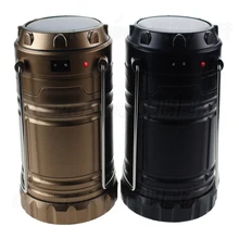 Портативный уличные солнечные светодиодные кемпинговый фонарь, палаточный фонарь, подвесной светильник, золотой черный чехол, EU US plug