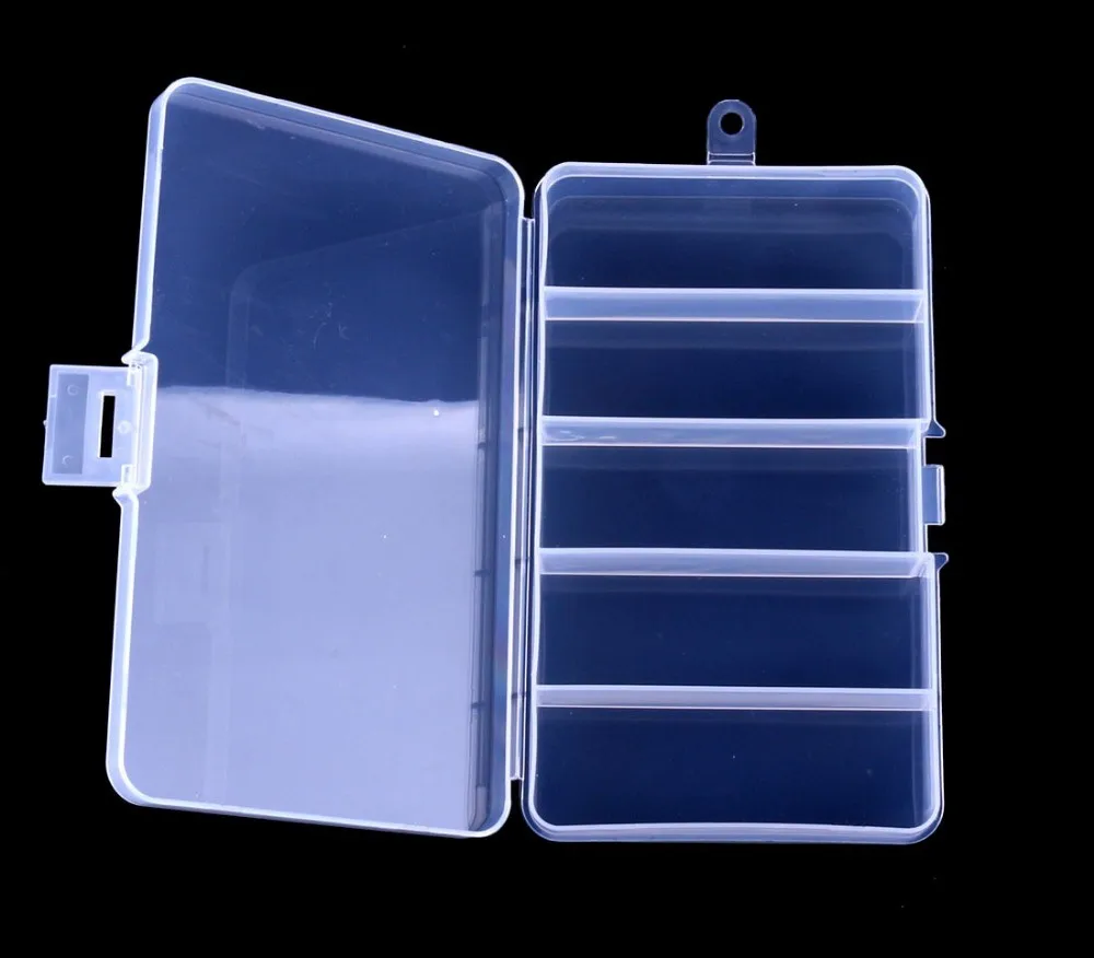 Высокопрочный пластик рыболовные снасти коробка с 5 контейнер для рыболовных приманок коробки Caja Pesca аксессуары Seperate чемодан
