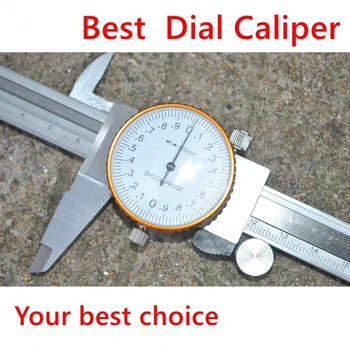 

2016 Best 0-150mm/0.02 Dial Caliper Shock-proof Metal Vernier Caliper Metric Micrometer Gauge Measuring Tool