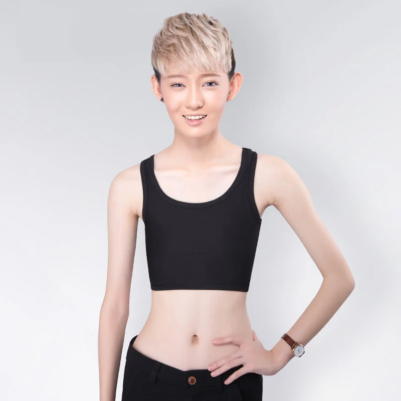 lesbian chest binder trans vest tank les bust shaper modeling strap