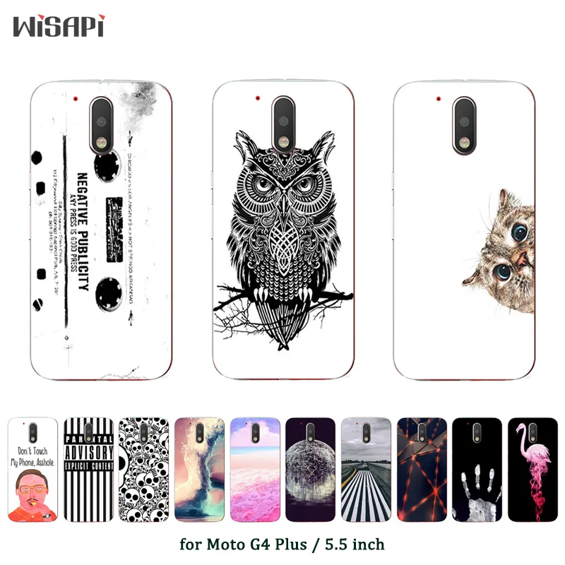 for Motorola Moto G4/G4 Plus Cases Current Printed Phone Case Back Cover 5.5 inch G 4 G4 Fundas | Мобильные телефоны и