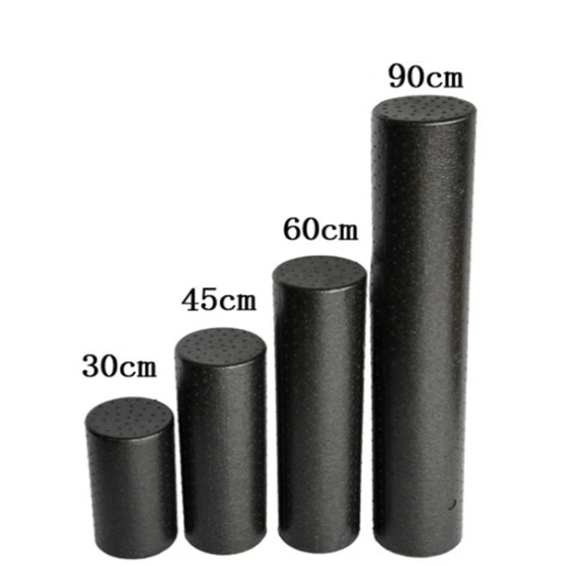 30/45/60cm Foam Roller Yoga Blocks Black and White Roller Eva Fitness Foam Roller Massage Pilates Body Exercises Training Sports