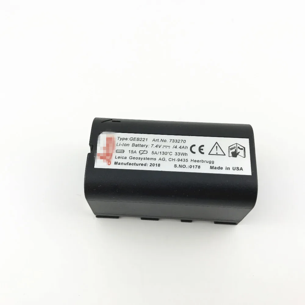 

NEW GEB221 Battery For Leica TS02 TS06 TS09 TPS1200 Total Stations GPS Manufactured in 2018