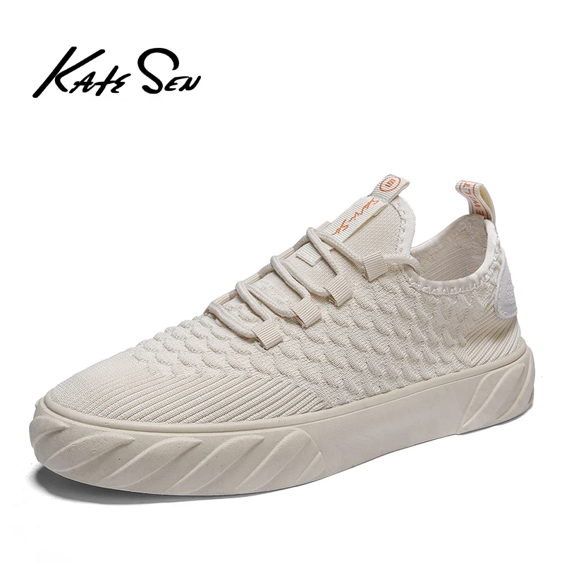 

KATESEN Men's sneakers breathable men's mesh shoes lightweight anti-slip tenis masculino fashion casual zapatos de hombre