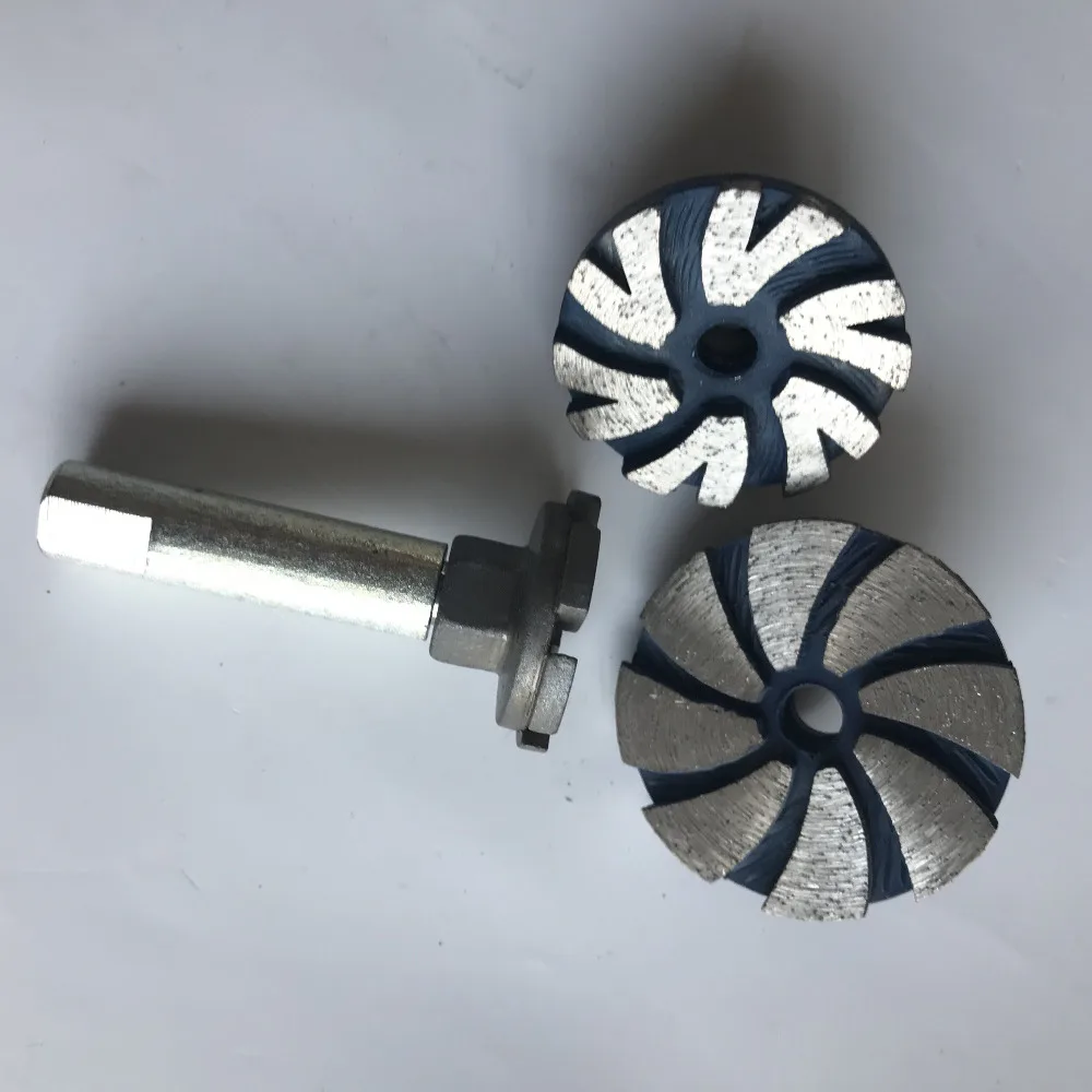 3 stücke 35/50/58mm dry & wet schleifen räder mit 1 stück M10 stecker für engel grinder mit für schleif kiesel, aquarien, töpfe