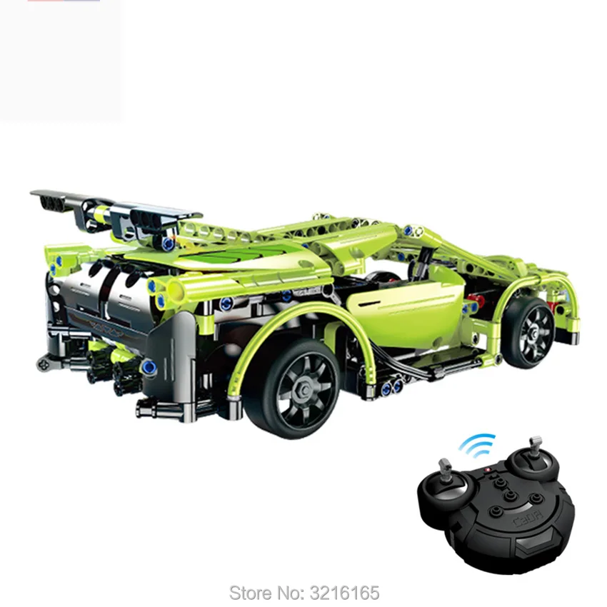 453PCS Building Blocks RC Super Car Model Kits Bricks Compatible Legoes Techni Series Parent Interactive Playset Gift for Kids