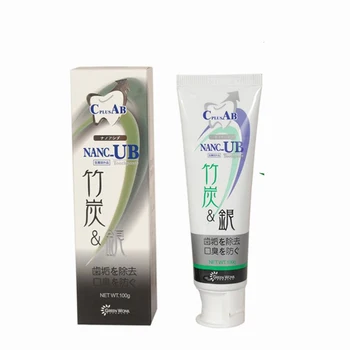 

Mint Flavor 100g Oral Hygiene Toothpaste Bamboo Charcoal Toothpaste Nano Silver Toothpaste Universal Natural Removes Bad Breath