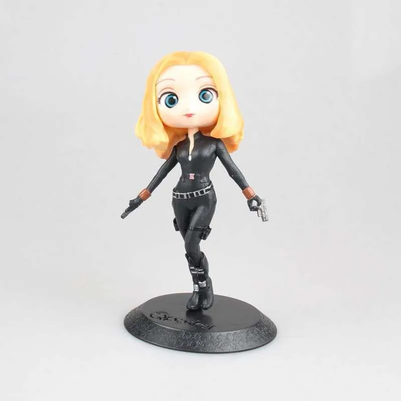 Children Gifts Model Toys Avengers Endgame Infinity War Captain Marvel Action Figures Black Widow Q posket Doll