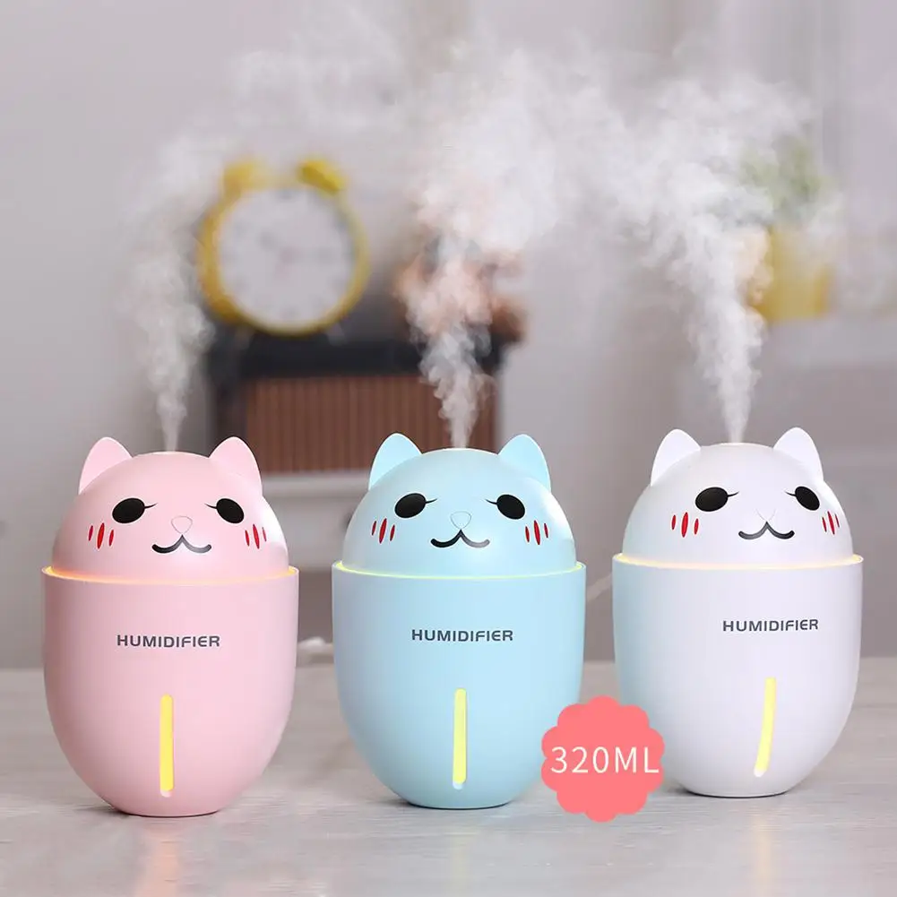 

Adoolla Three-in-one Multifunction Mini Air Humidifier Essential Oil Diffuser with USB LED Light