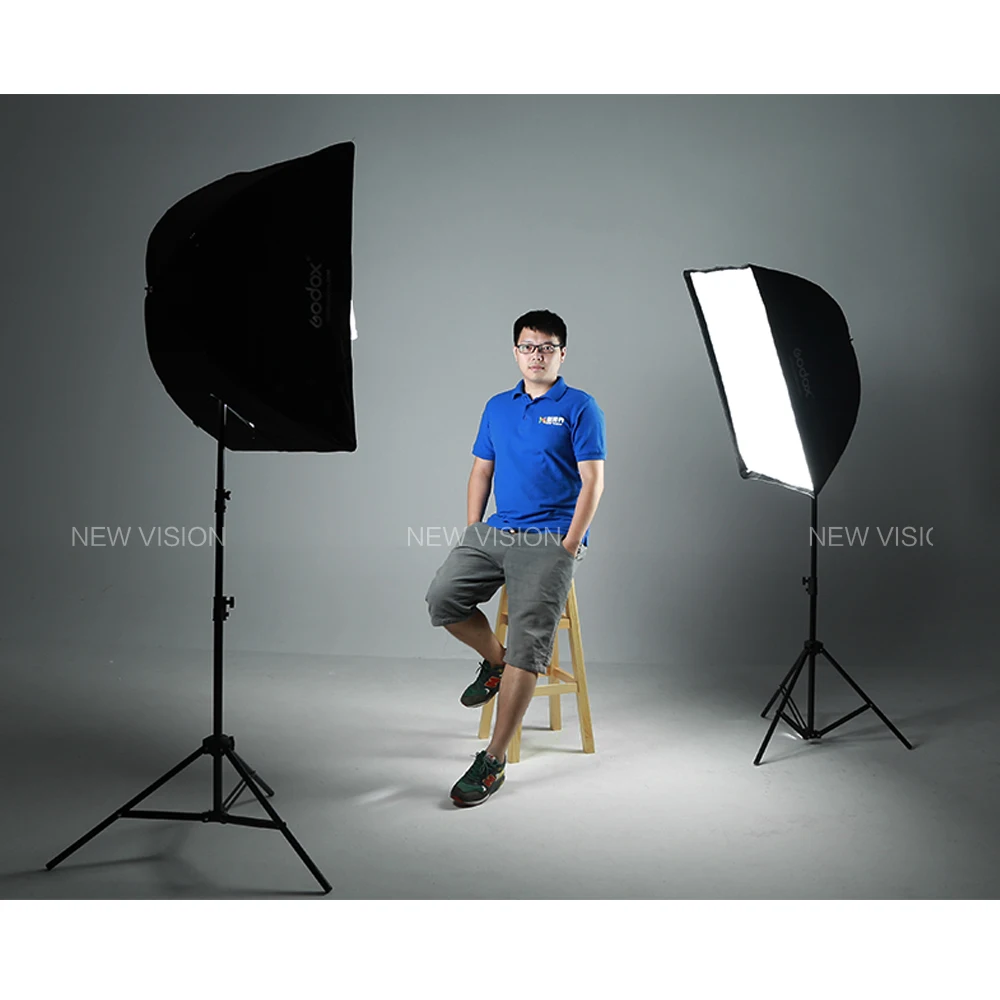 Godox портативный 60*90 см 2"* 35" фото-зонт софтбокс Отражатель для вспышки Speedlight(только софтбокс