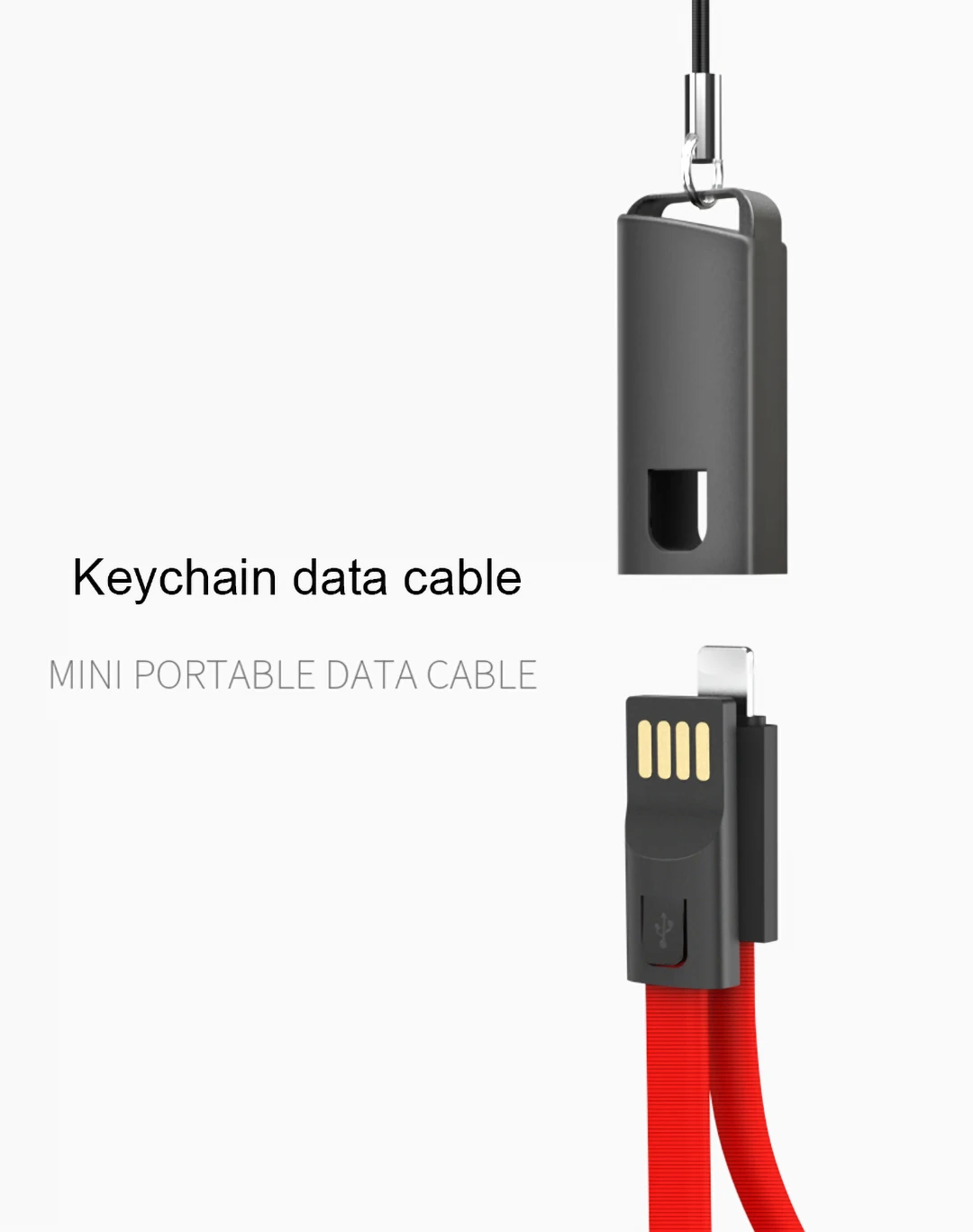 Брелок кабель мини USB кабель для синхронизации данных Портативный брелок для мобильного телефона type C кабель для быстрой зарядки зарядное устройство провод для iPhone XS
