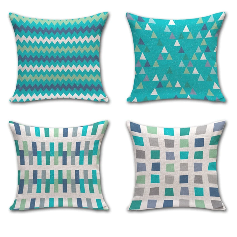 1 Piece Famous Designer Casual Brief Style Geometric Seat Hug Pillow