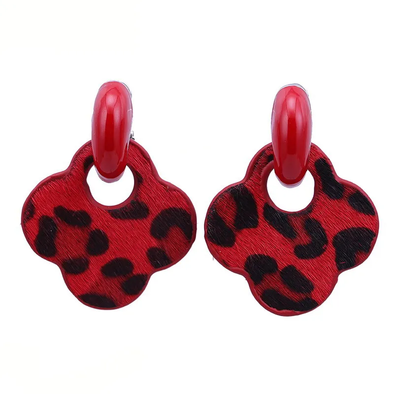 Earrings Red