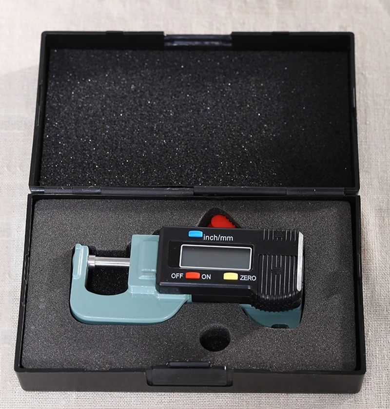 Precise 0.01mm Mini Digital Thickness Gauge Meter 10mm Metal Horizontal Electronic Micrometer Thickness Measurement Tester digital caliper thickness gauge