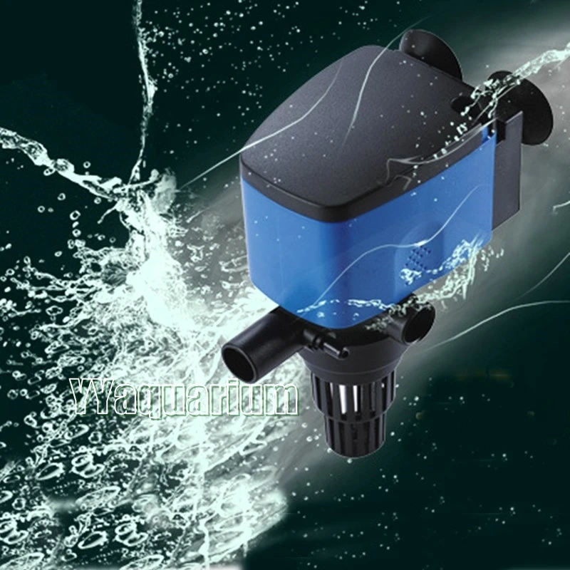 Многофункциональный фильтрационный насос для аквариума 220 В 3 в 1, тихий кислородный компрессор 700л/ч, оригинальная штепсельная вилка европейского стандарта