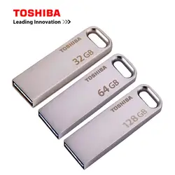 Toshiba USB Flash Drive флешки 32 г 64 г 128 г USB 3.0 Металл Водонепроницаемый накопитель Memory Stick хранения устройства и диск USB 3.0
