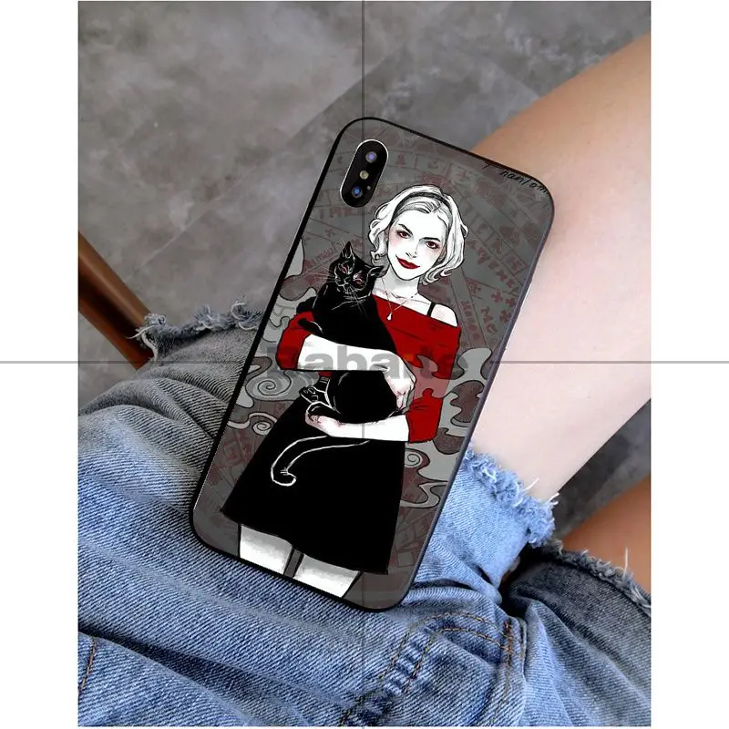 Babaite Chilling adventures of Sabrina TPU Мягкий силиконовый черный чехол для iPhone X XS MAX 6 6s 7 7 plus 8 8 Plus 5 5S SE XR