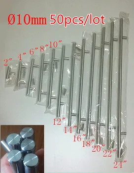 

50pcs/lot Diameter 10mm Stainless Steel Kitchen Door Cabinet T Bar Handle Pull Knob 2" ~ 24''