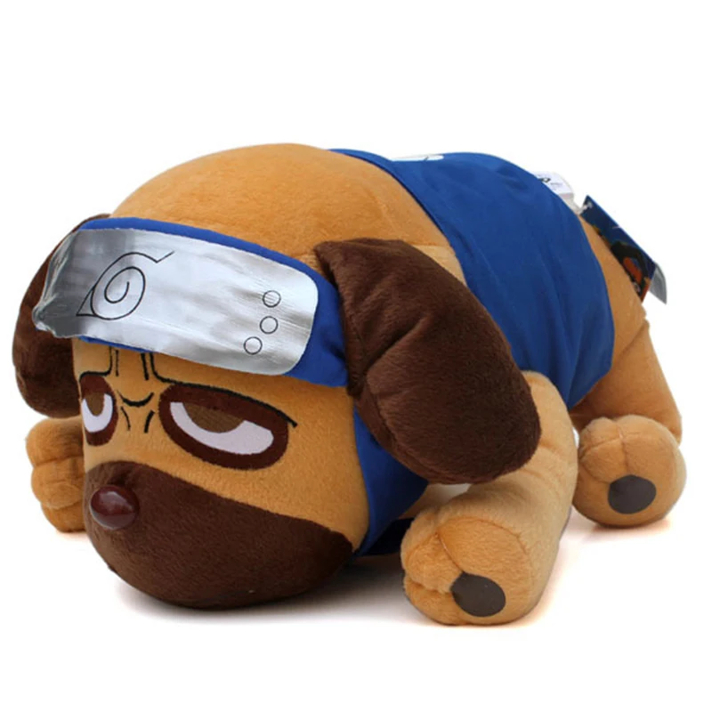 Tanie 40cm japońskie anime kreskówki naruto Kakashi Pakkun pluszowy pies zabawki lalki miękkie zabawki pluszowe dla dzieci dzieci prezent na boże narodzenie