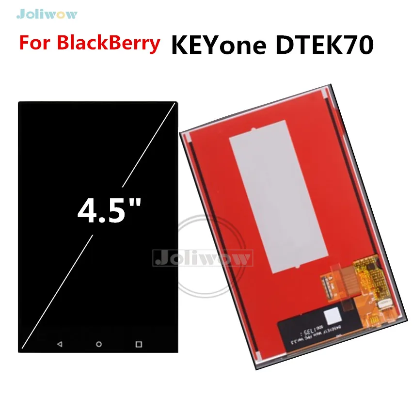 

4.5" For Blackberry Keyone DTEK70 LCD Display Touch Screen Digitizer Assembly For Blackberry Keyone DTEK70 DK70 BBB100-2