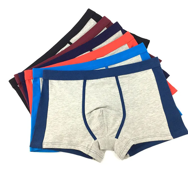 

XL-3XL Manufacturers direct wholesale code men's underwear cotton U-convex breathable waist flat-angle underwear