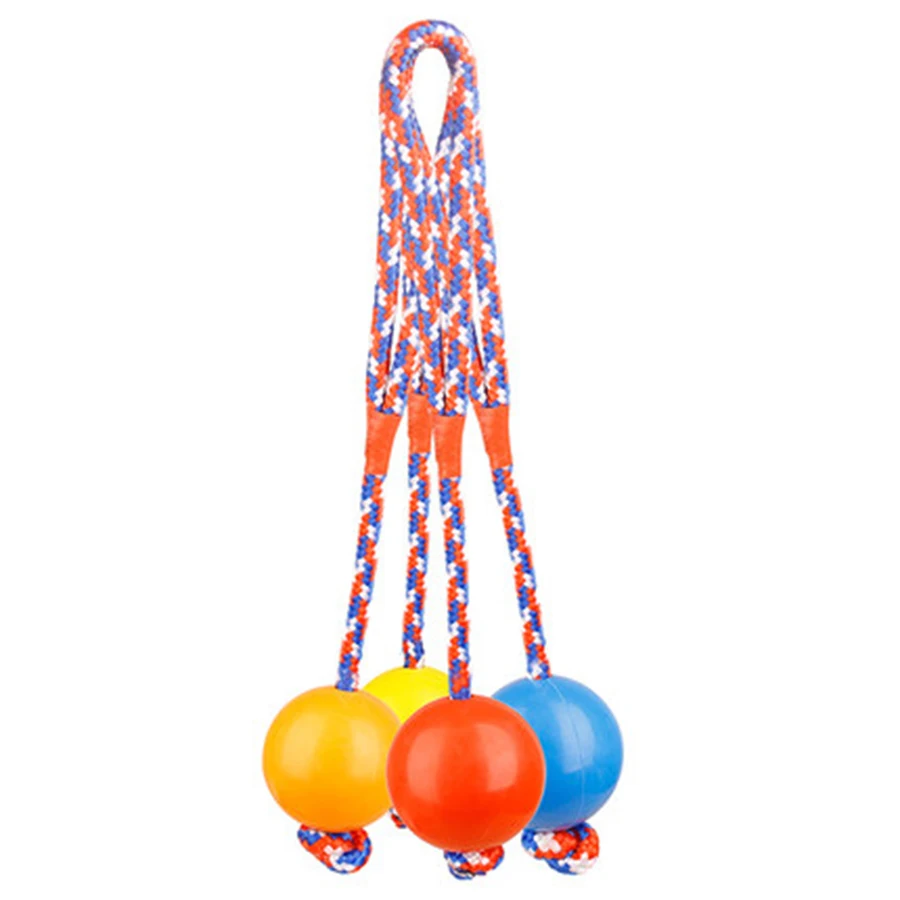 

Solid Elastic Pet Dog Toys Ball Training Rubber Chewing Ball Puppy Toys Juguetes Patrulla Teeth Jouet Animals Products 60A0060