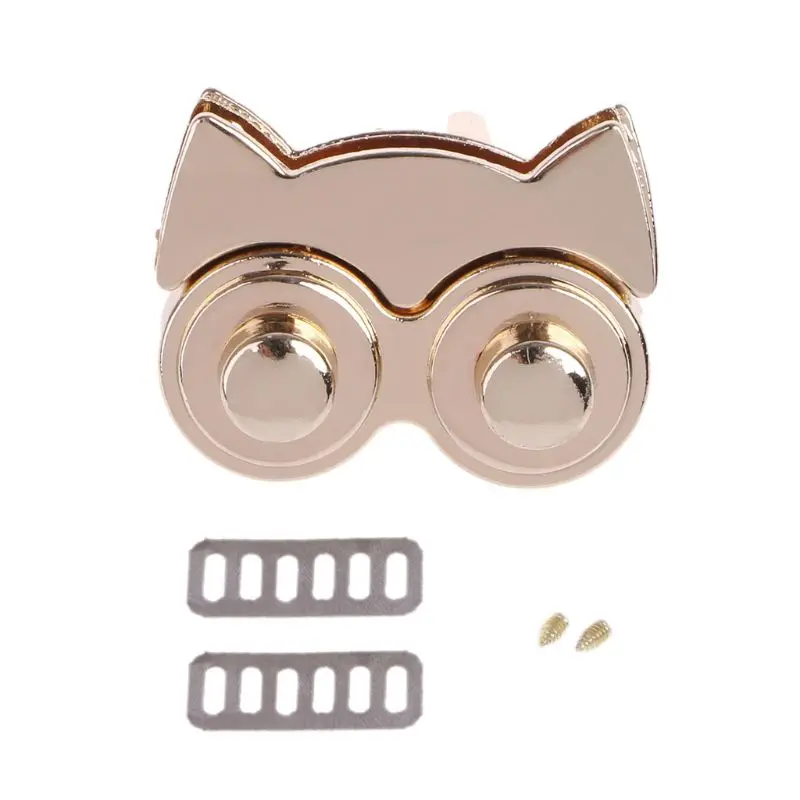 

High Quality Cute Metal Owl Clasp Turn Twist Lock for DIY Handbag Craft Bag Purse Accessories