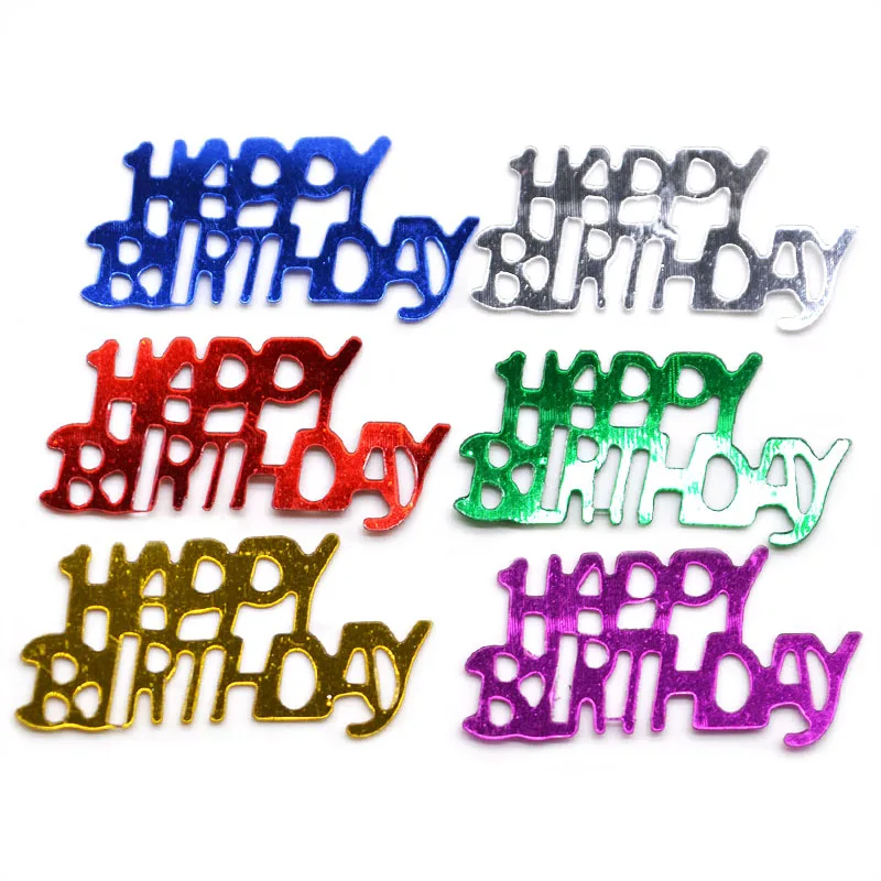 3cm Happy Birthday Confetti Decoration Acrylic Gold Letter Confetti 1 pack For Wedding Birthday Party Table Decorations party decorations,paper confetti