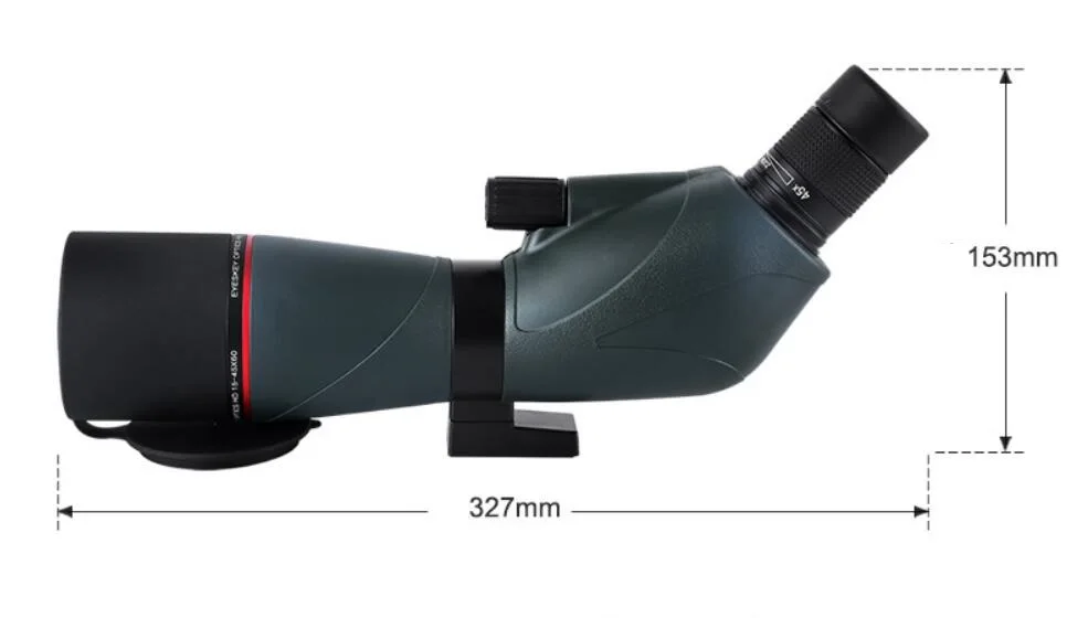 EYESKEY Водонепроницаемый FMC открытый Зрительная труба 15-45x60mm Zoom Профессиональный для птиц животных Obervation с настольным штативом