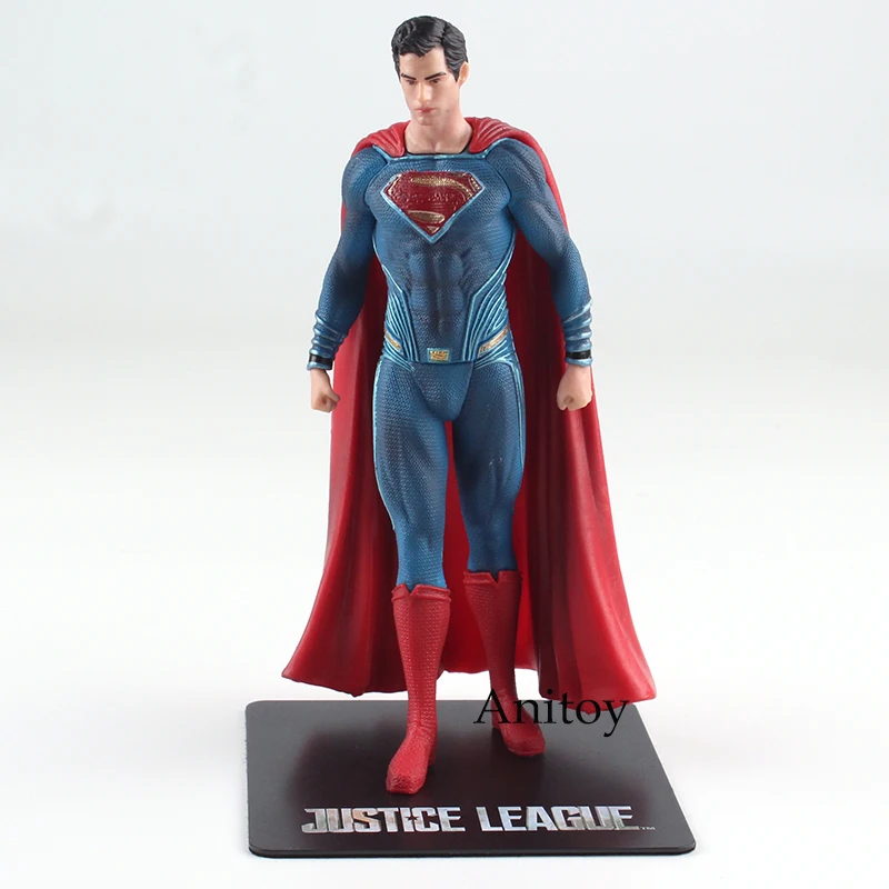 Лига Справедливости ARTFX статуя чудо-женщина Бэтмен флэш Супермен киборг фигурка ПВХ Коллекционная модель игрушки - Цвет: Superman in bag