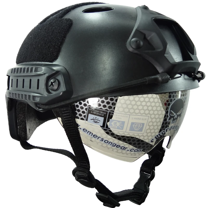 Tactical Airsoftsports Helmet Fast PJ Paintball Camouflage Gear ARC