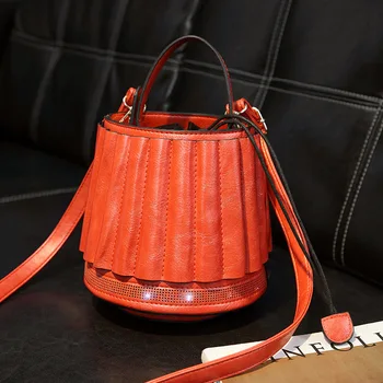 

Women Handbags Table Lamp Style Hand Shoulder Messenger Bag PU Leather Tote Bag