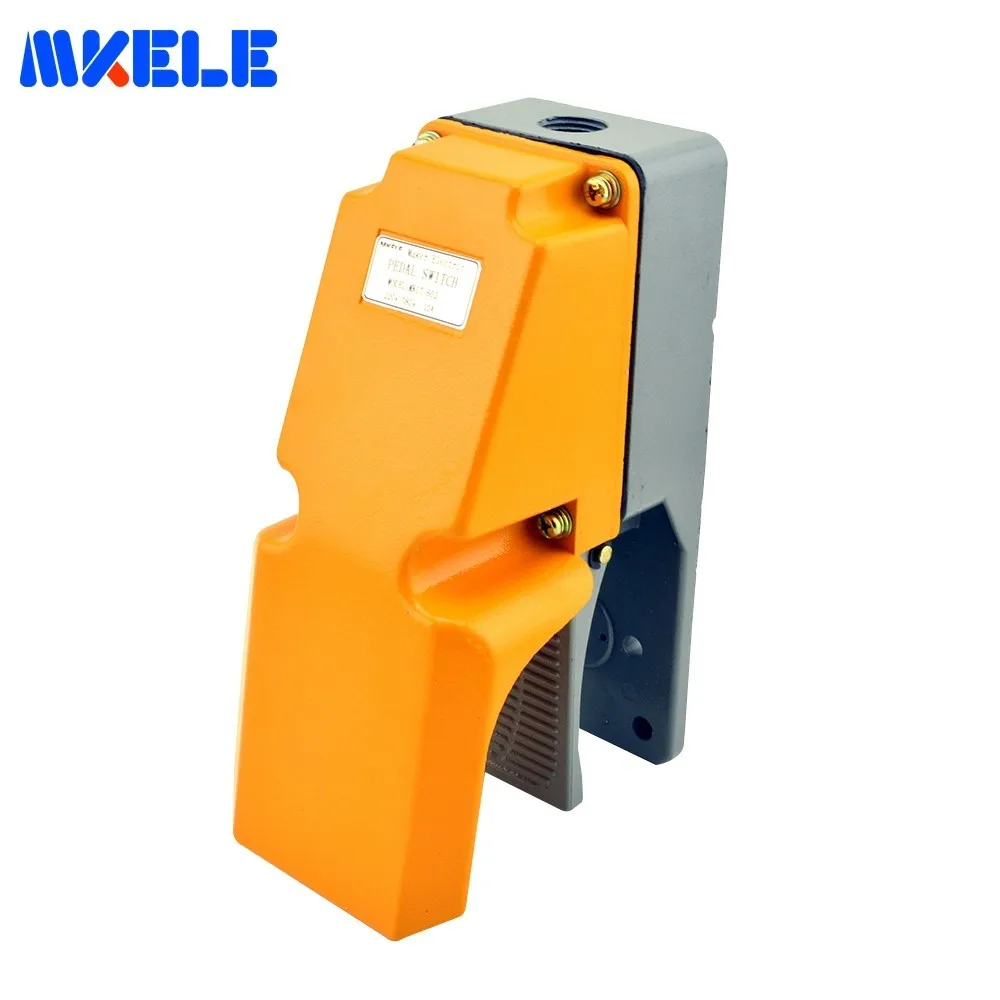 Aluminum Foot Switch Pedal Control MKLT-602 Yellow Operated Single Treadle Tattoo Machine China Supplier | Обустройство дома