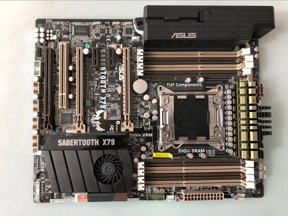 ASUS SABERTOOTH X79 оригинальная материнская плата LGA 2011 DDR3 для i7 ЦП 64 Гб USB2.0 USB3.0