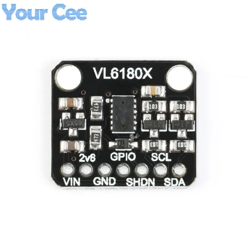 VL6180 VL6180X дальномер оптический диапазон сенсор модуль для Arduino IEC интерфейс 3,3 В 5 в ИК излучатель окружающий светильник TOF