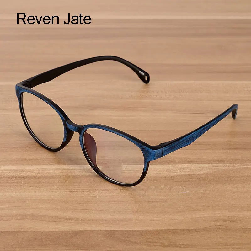 

Reven Jate Men and Women Unisex Wooden Pattern Fashion Retro Optical Spectacle Eyeglasses Glasses Frame Vintage Eyewear