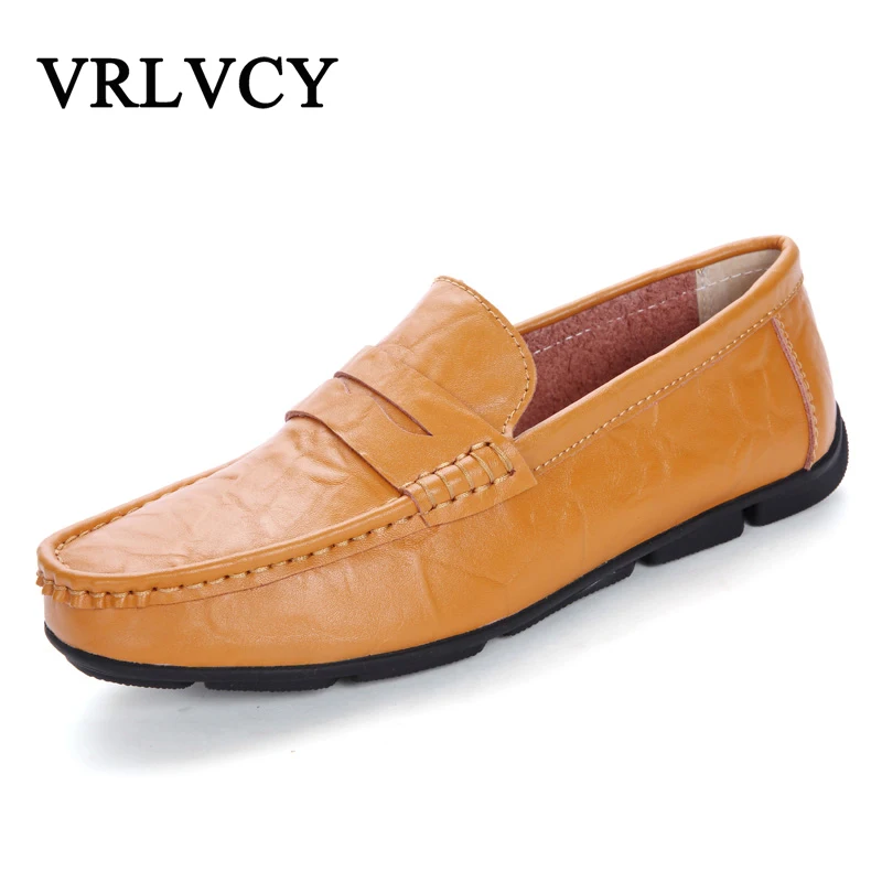 

New Hot Spring concise Men Loafers Fashion British casual men shoes Slip On Breathable Driving Shoes Men Boat Shoes