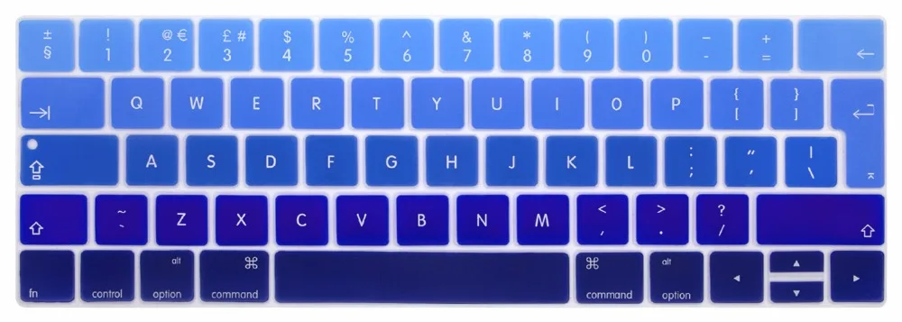 Силиконовая Защитная крышка клавиатуры для MacBook Pro 13 &quot15&quot Retina с TouchBar (выпуск 2016