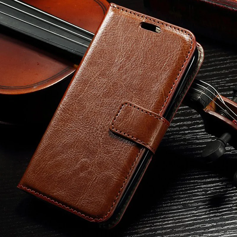 

Vintage Wallet style Flip PU Leather Case For Alcatel One Touch Pop C5 5036 5036D OT5036 stand with card solt Phone Back Cover