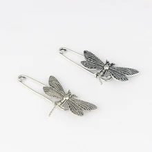 10pcs Kilt Scarf Shawl Strong Metal Large Safety Dragonfly Brooch Pin Skirt Knitted 50mm