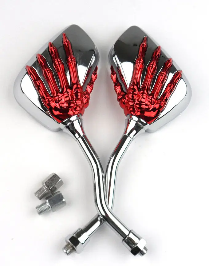 

2 Pcs/Pair Motorcycle Mirror Scooter E-Bike Rearview Mirrors Electrombile Back Side Convex Mirror 8mm To 10mm 10.5cm x 7cm