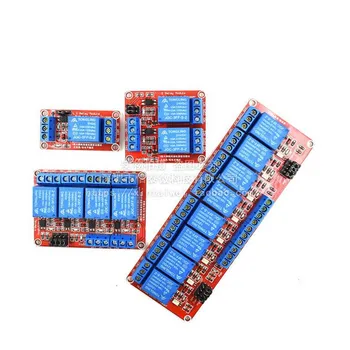 

1/2/4/8 channel 5V relay module optocoupler isolated high and low trigger single-chip microcomputer