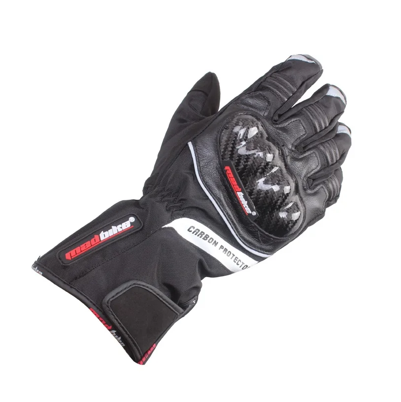 

Genuine leather carbon fiber racing cross country motorcycle gloves waterproof Bike Glove