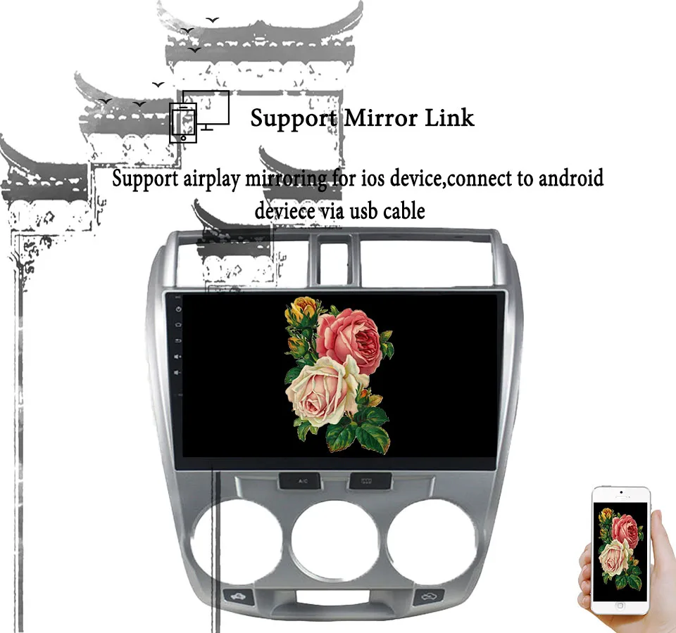 Best 4G android 9.0 car dvd gps player for honda City 2008-2013 with radio gps navigation support steering wheel Stereo Bluetooth 9 Best 4G android 9.0 car dvd gps player for honda City 2008-2013 with radio gps navigation support steering wheel Stereo Bluetooth 9