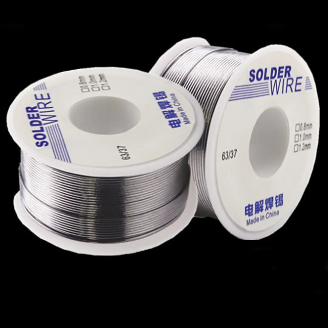 

50g Tin lead Rosin Core Solder Wire Industrial Solder Wire 63/37 1.0mm 0.8mm 2.0-2.3 % Flux Rosin Core Weldring Tin Lead