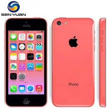 Разблокированный Apple iPhone 5C iOS двухъядерный 8 ГБ/16 ГБ/32 ГБ 8MP камера 4," wifi gps 3g сотовый телефон