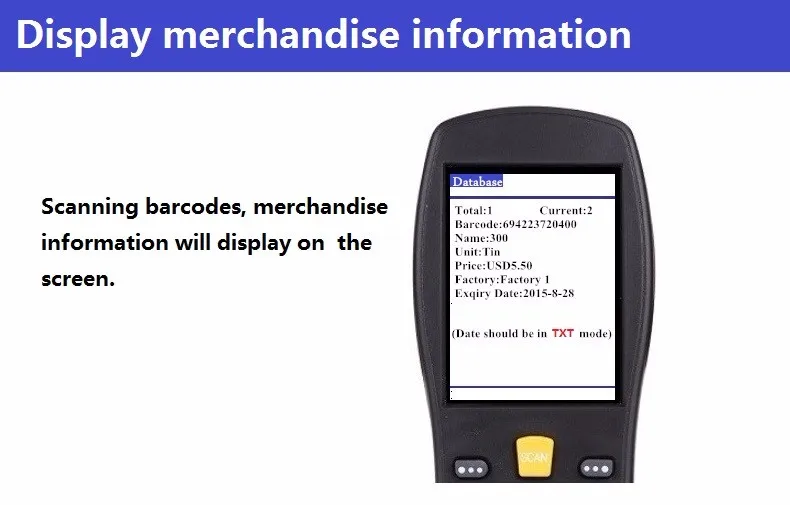Scanner de Código de Barras sem Fio Leitor de Código Scanner de Código de Barras Techlogic Datametrix Inventário Pega Terminal Pda x9 2d qr Pdf417 8 Inventário Pega Terminal PDA Scanner de código
