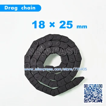 

New 18*25 Cable drag chain wire carrier 18*25mm with end connector