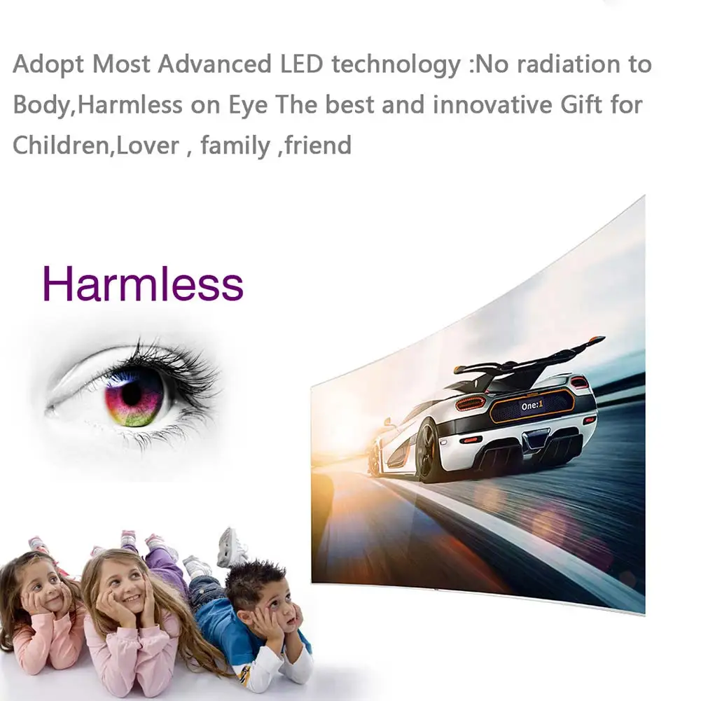 

New New Mini LCD Projector Full HD 1080P Home Theather Cinema HDMI VGA USB LED Projectors for Video Media Player