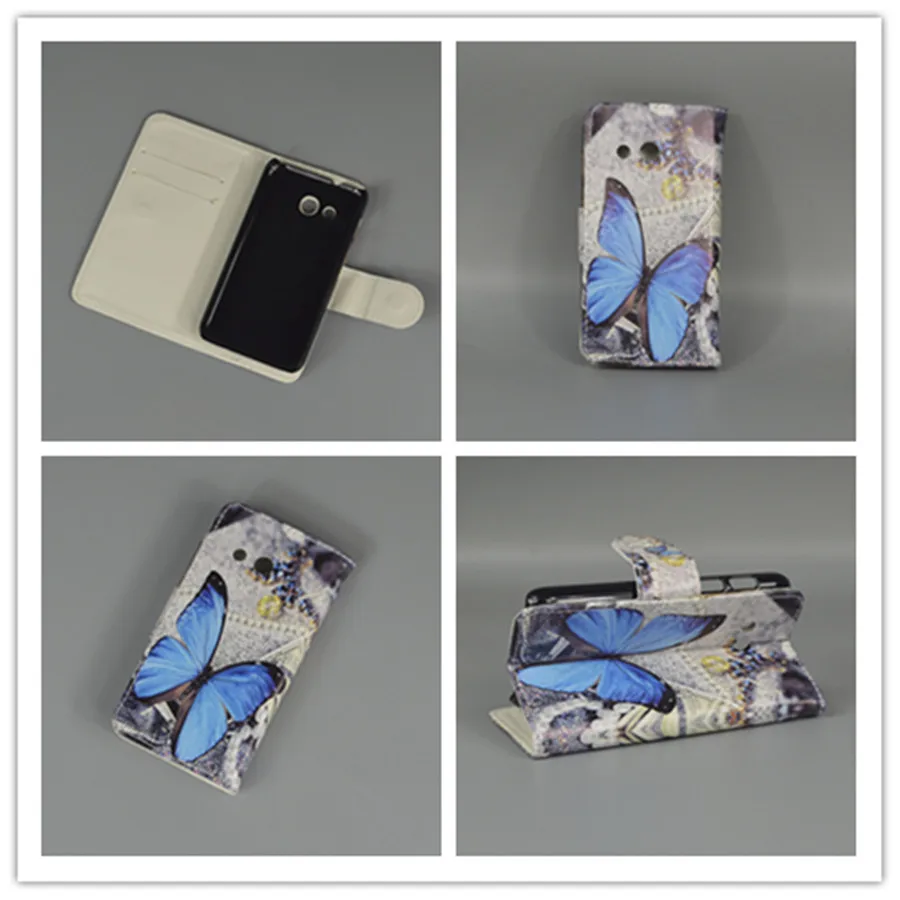 

New Butterfly Flower Flag Designer Wallet Flip Stand Book Cover Case For Alcatel One Touch Pixi 4 4.0 4034D Case 4.0"